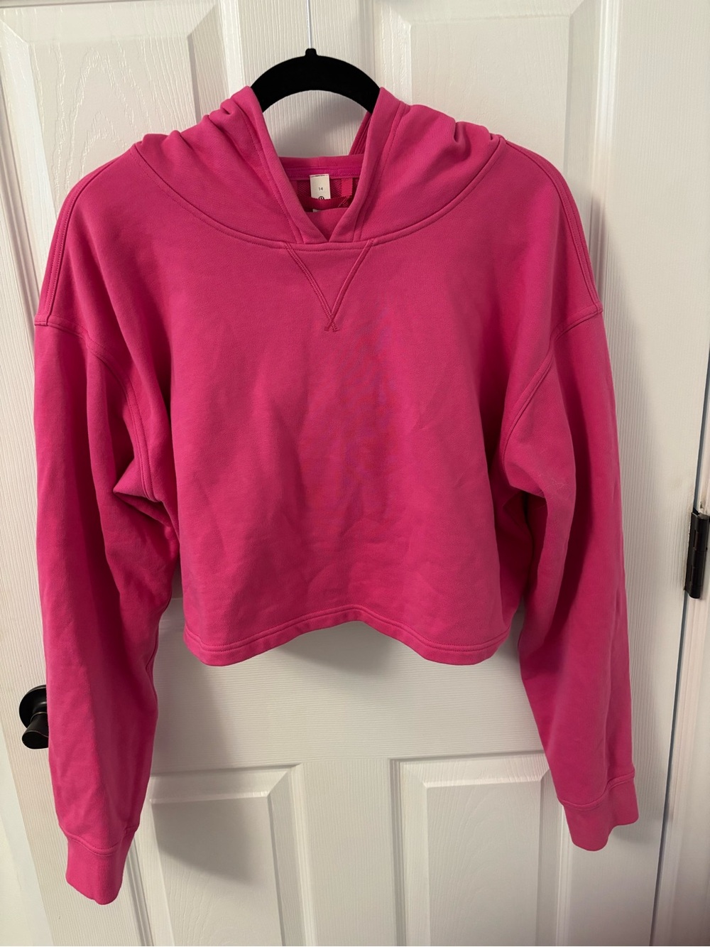 LULULEMON athletica Bright Pink Cropped Hoodie NWOT
